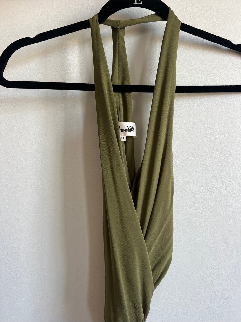 DVF Olive Daphne Wrap Dress